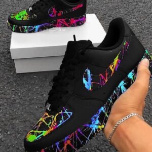 Neon Splash Air Force 1